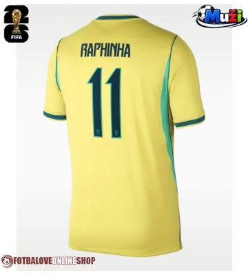 Brazílie Raphinha Belloli #11 Domácí Dres MS 2026 Krátkým Rukávem
